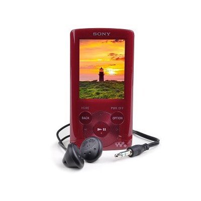 Sony 8gb E Series Mp3 Player RED