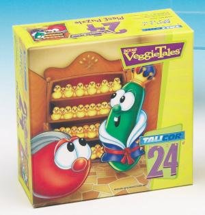 Childrens Toyshop  Toys : CHRISTIAN BIBLE PUZZLES King George Veggietales Puzzle (24 piece)