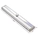 AGPtek Portable Wireless Battery Powered 10 LED 120 Degrees DIY Stick-on Anywhere Motion Sensor Light with Magnetic Strip for Closet, Cabinet, Stairs -- Warm White (Sensitivity: within 3 meters)