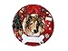 Collie Ornament Personalized and Hand Painted Measures 3.75 Inches Diameter