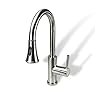 Decor Star TPC11-TB Contemporary 16" Pull Down Spray Kitchen Sink Faucet cUPC NSF AB 1953 Lead Free Brushed Nickel