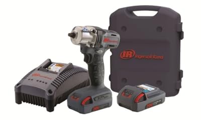 Ingersoll Rand W5130-K2 3/8-Inch Mid-Torque Impactool, Charger, 2 Li-ion Batteries and Case Kit