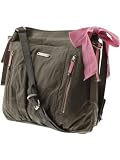 Juicy Couture Wanderlust Twill Edith Shoulder Bag Dried Mushroom