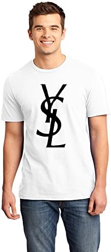 YSL Crewneck (X-Large, White w/ Black)