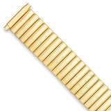 Men's Expansion Stretch Watch Band - Gold (fits 16mm to 21mm)
