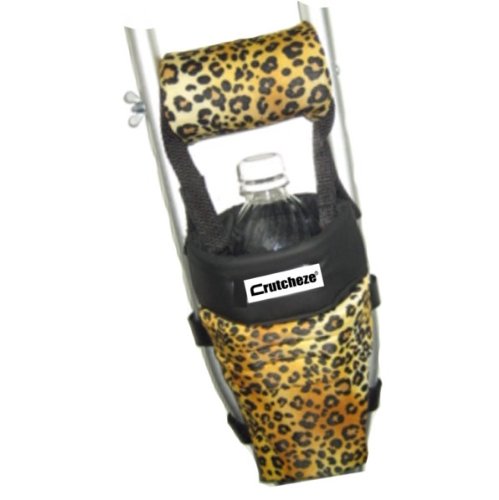 Crutcheze Leopard Crutch Bag, Pouch, Pocket, Tote