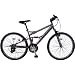 JEEP（ジープ）26インチMTB Wサス自転車WRANGLER SPORT JE-261TE チタン