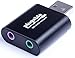 Plugable&reg; USB Audio Adapter with 3.5mm Speaker/Headphone and Microphone Jacks (Black Aluminum; C-Media CM108 Chip; Built-In Compatibility with Windows, Mac, and Linux)
