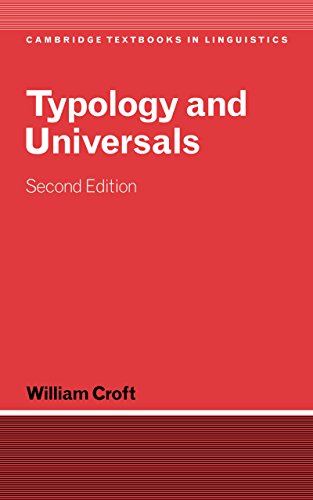 Typology and Universals (Cambridge Textbooks in Linguistics)