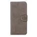 Tradekmk(TM) Pure Color Elgent Leather Case Cover with Credit Card Slots For iPhone 5C(Grey),with Stylus Pen,Screen Protector and Cleaning Cloth