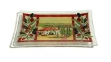 Peggy Karr 10-Inch Glass Tuscan Villa Tray