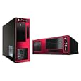 APEVIA Black / Red SECC Steel / Aluminum X-MASTER-RD/500 ATX Media Center / HTPC Case - Retail