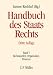 Produkt-Bild: Handbuch des Staatsrechts der Bundesrepublik Deutschland: Handbuch des Staatsrechts: Band V: Rechtsquellen, Organisation, Finanzen: BD V