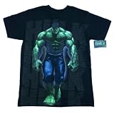  : MARVEL COMICS THE INCREDIBLE HULK "GLOW-IN-THE-DARK HULK" Licensed Tee -- Official 2008 Movie Merchandise
