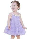 【TPGROWIN】 子供服 ガールズ ドレス ワンピース キッズ ベビー 入園式 卒園式 結婚式 チュニック シフォン 夏 (110, パープル)