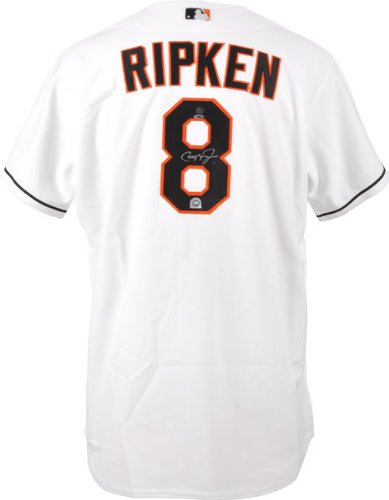 Cal Ripken Jr. Autographed Jersey | Details: Baltimore Orioles, Authentic, White, Majestic