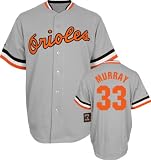Eddie Murray Majestic Cooperstown Throwback Baltimore Orioles Jersey - Medium