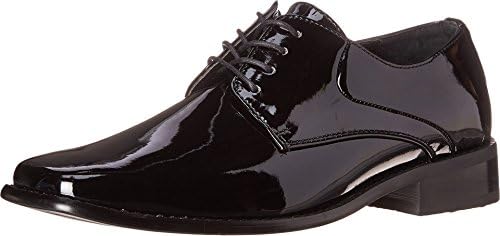 Antonio Zengara Men's Tony Black Patent Oxford 11 M