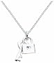 Dew SP98824HP006 - Collar de mujer de plata, 46 cm