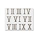 Roman Numerals Stencil Template - Reusable Stencil with Multiple Sizes Available
