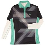 アディダス Adidas リーナーフィット JP ブロークンレジメンプリントレイヤード 長袖ポロシャツ MF IC581 アディダス Adidas リーナーフィット JP ブロークンレジメンプリントレイヤード 長袖ポロシャツ MF IC581