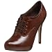 Steve Madden Women's Vulture Oxford Pump,Brown Leather,8.5 M US