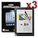 Fintie 3 Pack Ultra-Clear Screen Protector With Retail Package for Barnes & Noble Nook HD+ 9 inch Tablet