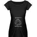 Buddha Belly Gold Foil Maternity Tee