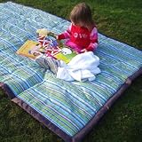 Tuffo Water-Resistant Outdoor Blanket (Earth Stripe)