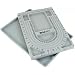 Bead Design Beading Board Gray Flock With Lid 9 X 12 Inches