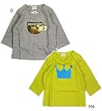 キッズズー Kid's Zoo 天竺2柄Tシャツ 80cm G