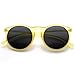 zeroUV - Vintage Inspired Fashion P3 Shaped Round Circle Sunglasses w/ Key-Hole Bridge