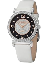 Stuhrling Original Womens 711.01 Audrey Astra Swiss Quartz Diamond White Watch