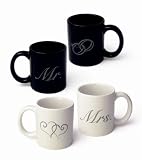 Mug Set - Mr. & Mrs. Ceramic Just The Two Of Us Wedding Gift