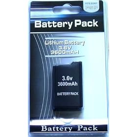 Battery Pack 3600 mAh for PSP