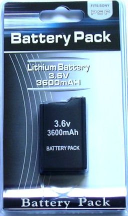 Childrens Toyshop  Third Party New : Sony PSP - Replacement Battery - Highest Capacity 3600mAh