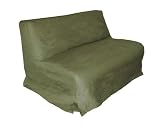 E-frame Moss Twin Size Urban Suede Futon Sipcover By Elite Furniture