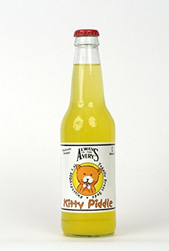 Avery's Kitty Piddle Orange Pineapple Soda 12oz Bottle