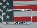 Brigham Young Chrome Laser Engraved License Plate Frame