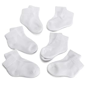 Jefferies Socks Boys  Seamless Toe Athletic Qtr.6-pack
