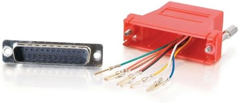RJ45 to DB25 Male Modular Adapter - RedCost-effective solution to connect serial printers, terminals, modems, POS devices and other serial equipment