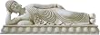 Sleeping Buddha, stone finish