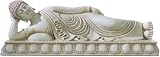 Sleeping Buddha, stone finish