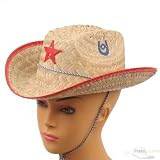 Child Sheriff Straw Hat-Red by E4hats
