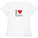T-Shirt Woman White " Love Classic Santiago " Philippines City