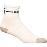 Giordana Trade Mid Cuff Socks White/Black, L - Men's