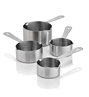 4 Stainless Steel Measuring Cups
