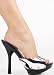 Sexy Chic Zebra Platform Slides from Hot Fash Shoes - FACT Zebra