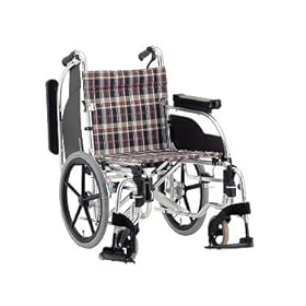 【クリックでお店のこの商品のページへ】アルミ介助用車いす AR-600/座幅40cm ♯S-2： ヘルス＆ビューティー