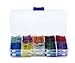 Morningrising 100 pcs Assorted Auto Car Trunk Standard Blade Fuse 3,5,7.5,10,15,20,25,30,35,40Amp Car Boat Truck SUV Automotive Replacement Fuses Auto Holder Fuse Kit Car Accessories